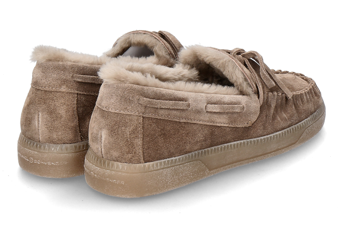 Kennel Schmenger Mokassin POP SUEDE gefüttert- tobacco_242300205_2