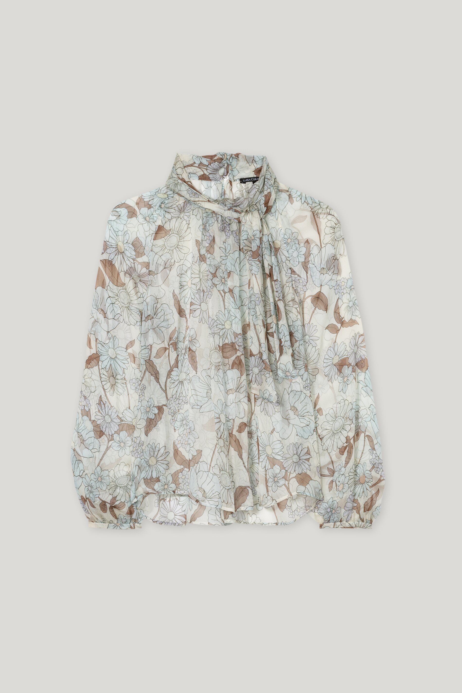Luisa Cerano Bluse BLUMENPRINT - multi/mehrfarbig