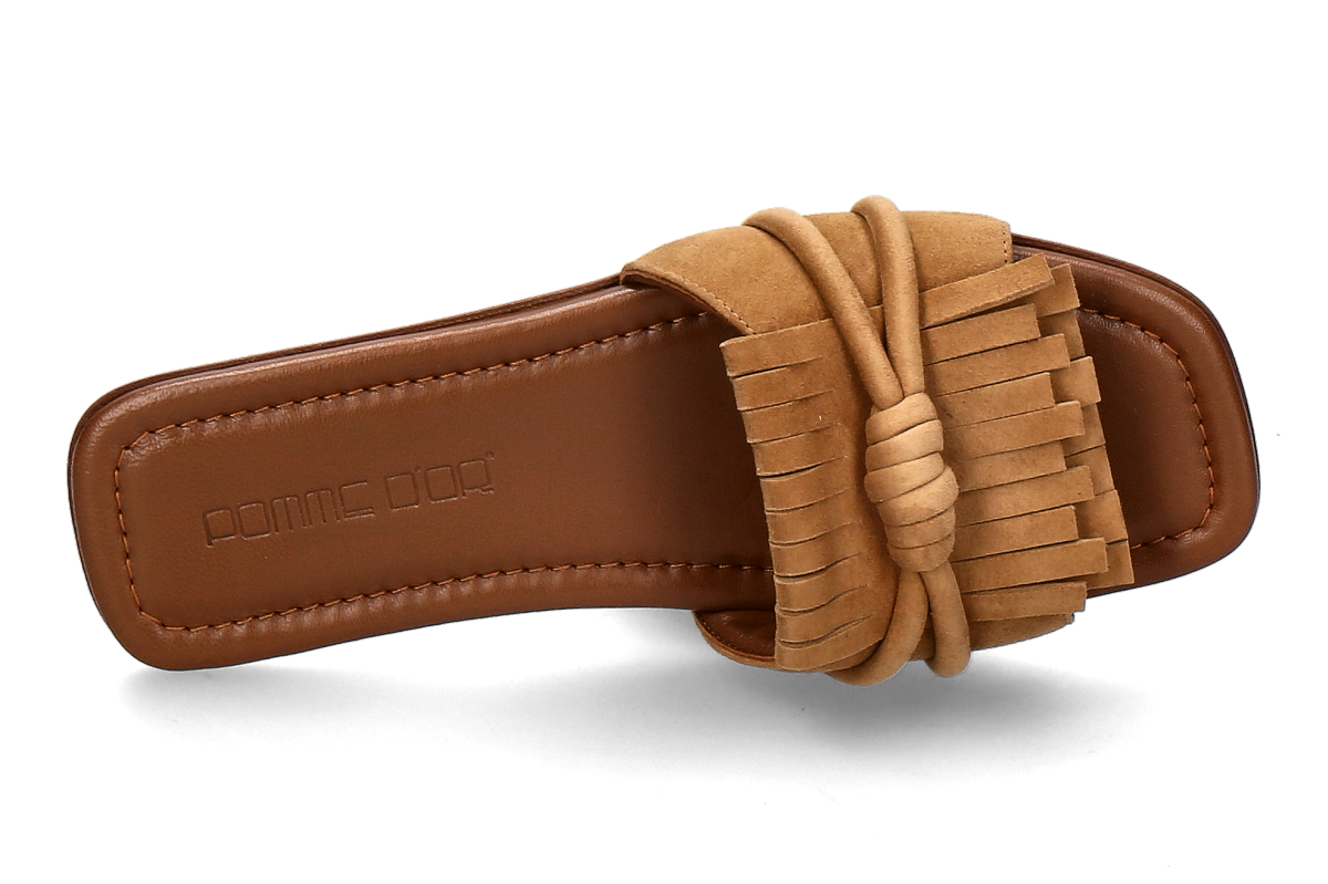 Pomme d Or Pantolette MILEY 4 CAMOSCIO- biscuit toffee_271400062_5