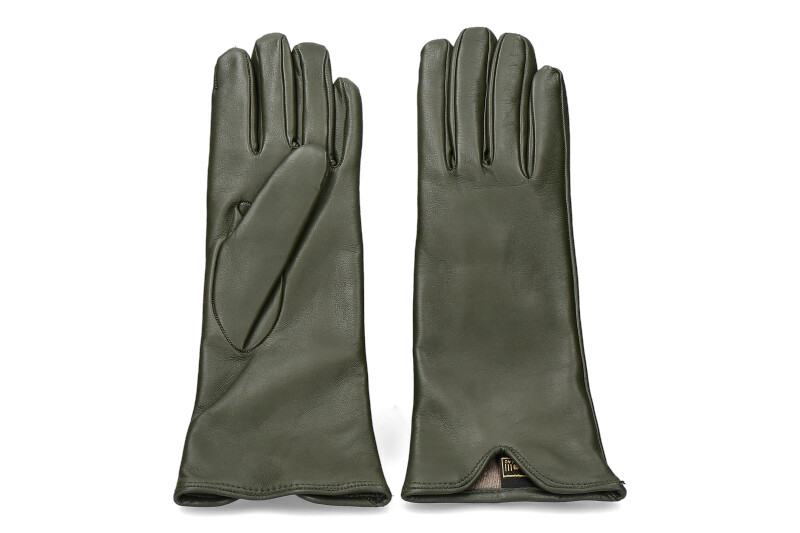 Restelli leather gloves MILITARE