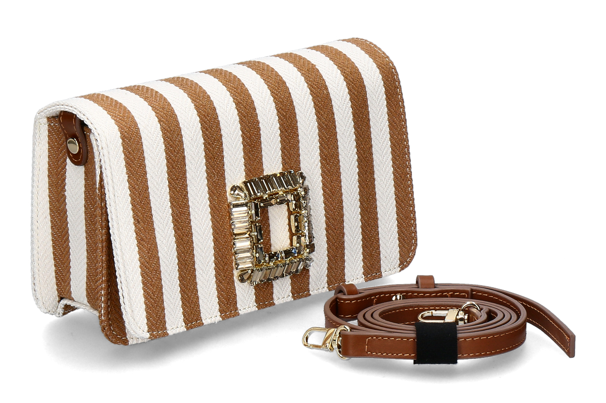 Roberto Festa Shoulder Bag ANZALEA SUMMER- sand/ white