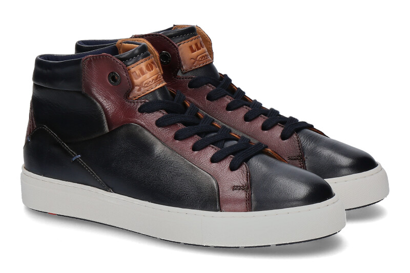 Lloyd High Top sneaker MARSHAL CREMA CALF MIDNIGHT