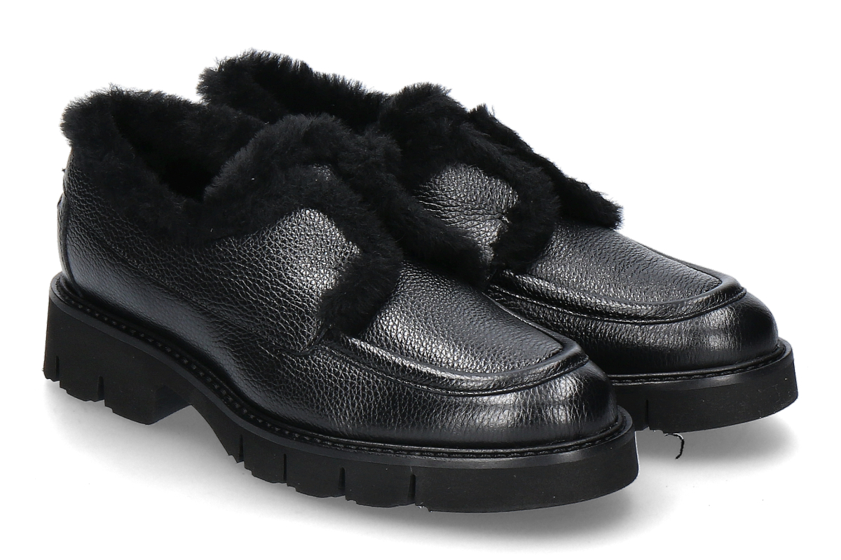 Luca Grossi Slip- On gefüttert M116M WILLER- nero/ schwarz