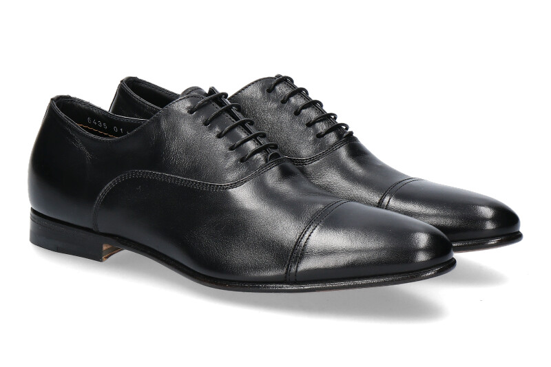 Santoni lace-up LEAHTER BLACK