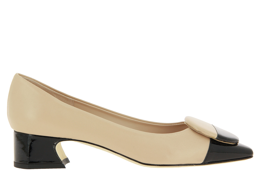 Status pumps IMPERO CREAM VERNICE NERO
