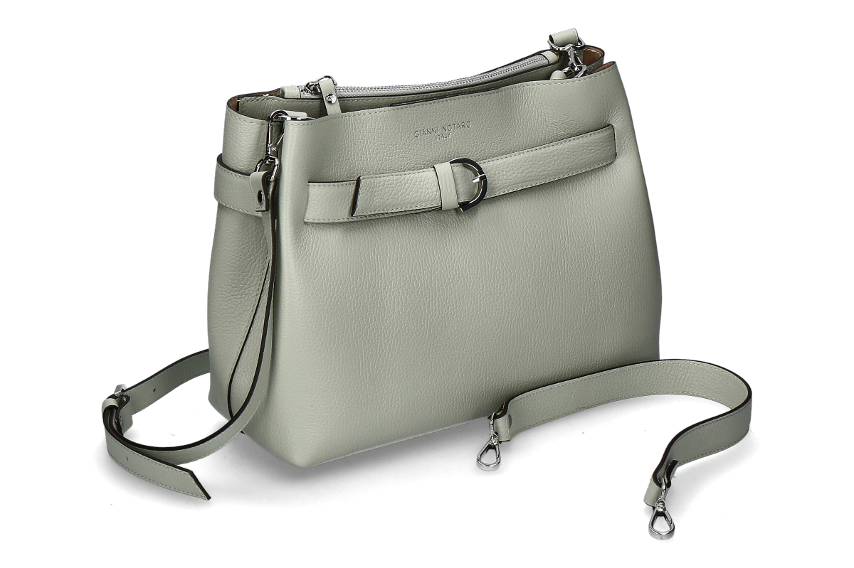 Gianni Notaro bucket bag- mare/ mint