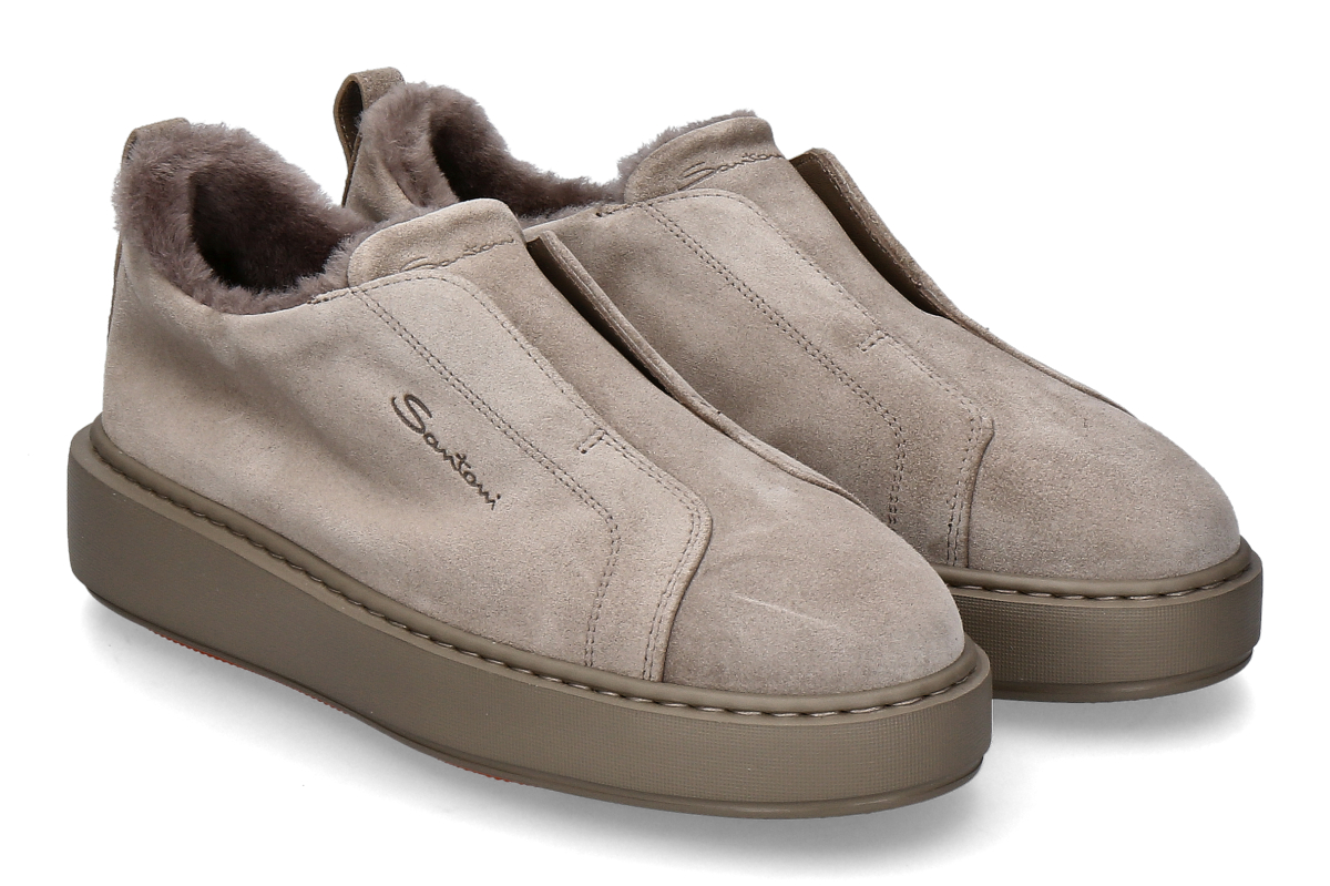 Santoni women's- slip-on Sneaker lined VICTORY- beige