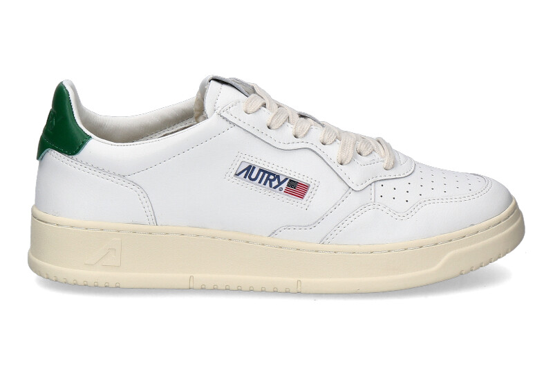 Autry men's sneakers MEDALIST LEATHER LL20- weiss/ grün