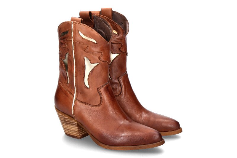 Exé Cowboy boots CESAR 700- camel/ platin