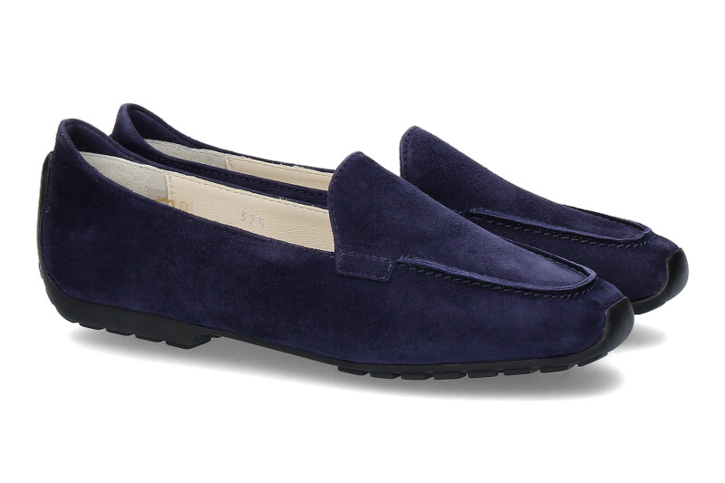 Mania loafer CAMOSCIO BLU