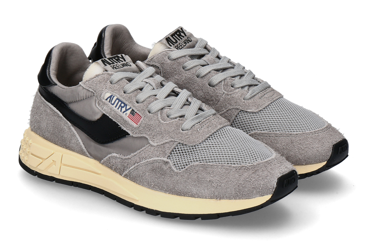 Autry men's- sneaker REELWIND LOW UT53- gray/ black