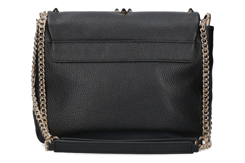 La Carrie shoulder bag TUMBLED LEATHER BLACK