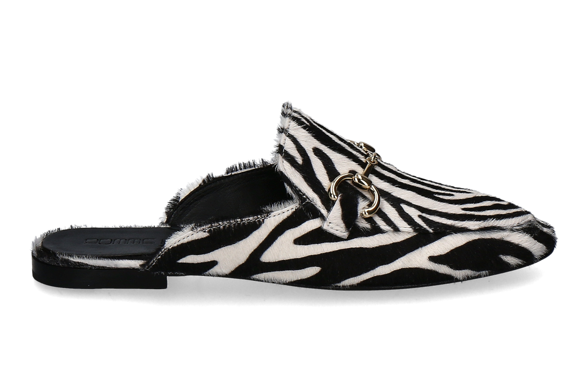 Pomme d' Or Sabot GIORGIA ZEBRA- white/ black