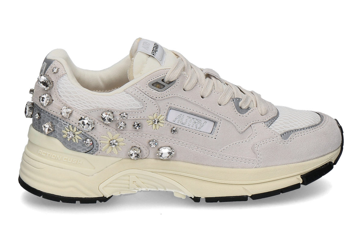 Autry women's- sneaker HYPERWAY MESH TJ01- white/ strass