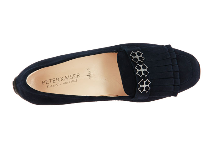 Peter Kaiser moccasin ALICE SUEDE NAVY