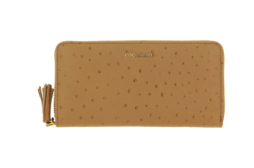 Coccinelle wallet TASSEL OSTRICH MARRONE Coccinelle wallet TASSEL OSTRICH MARRONE