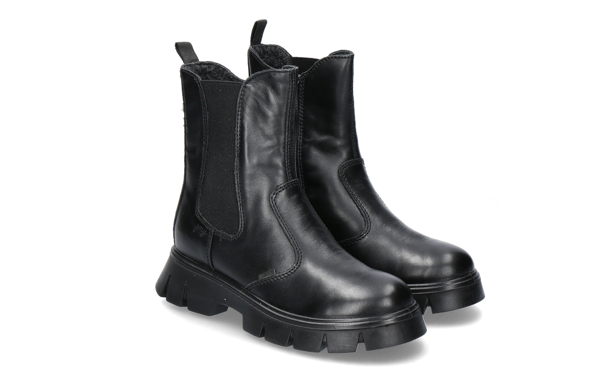 Primigi Mädchen Tex- Boot NAPPA SOFT- nero/ schwarz