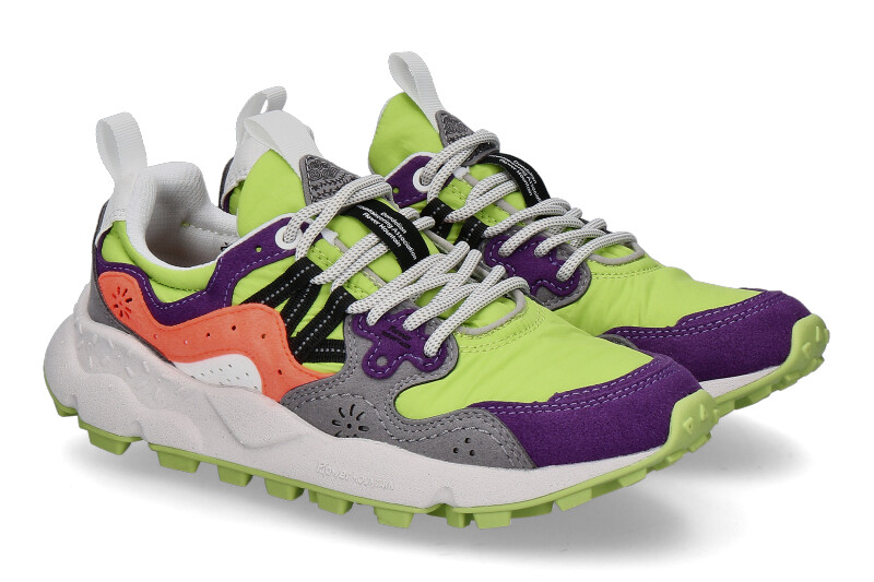 Flower Mountain women's sneaker YAMANO 3 UNI KAISO- grey/violett/green