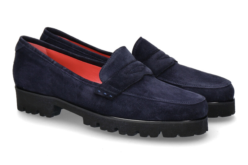 The Rossi - Red Bottom Classic Leather Loafers