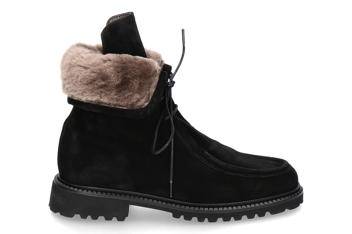 Brunate Bootie gefüttert HELLEN CAMOSCIO- nero/ schwarz