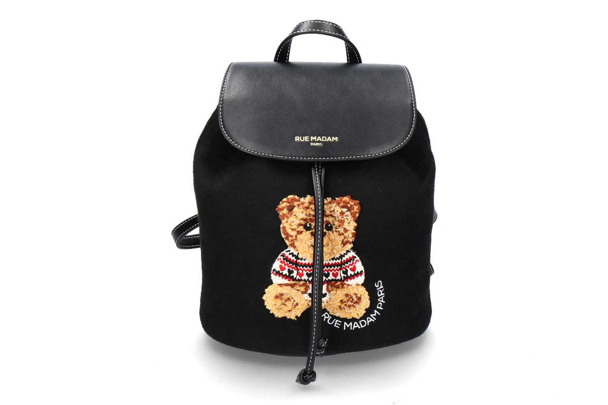 Rue Madam backpack MARVIN LOVE  - black