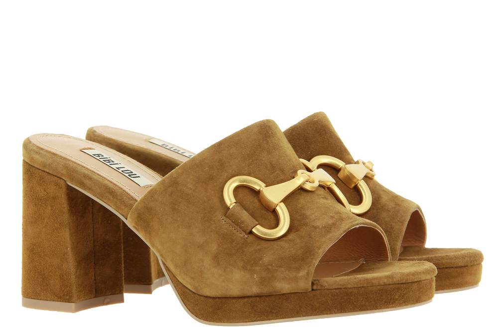 Bibi Lou mules CUERO TAN
