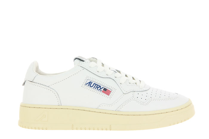 Autry sneaker LOW WOMAN LEATHER WHITE