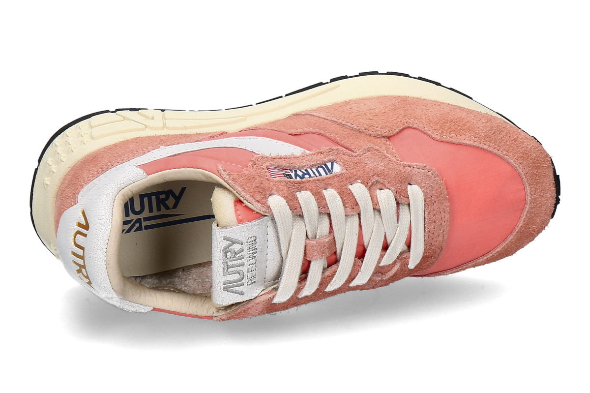 Autry Damen- Sneaker REELWIND NYLON NC35- white-peach_232500103_4