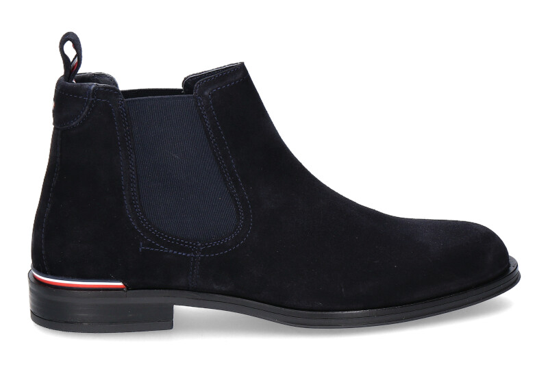 Tommy Hilfiger men's Chelsea boots CORE RWB SUEDE DESERT SKY