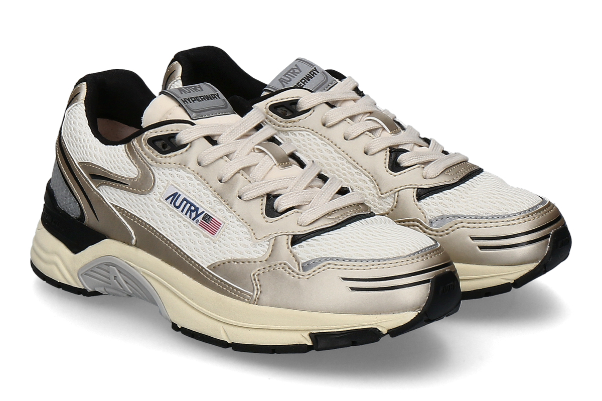 Autry women's- sneaker HYPERWAY LOW MV12- platinum/ black