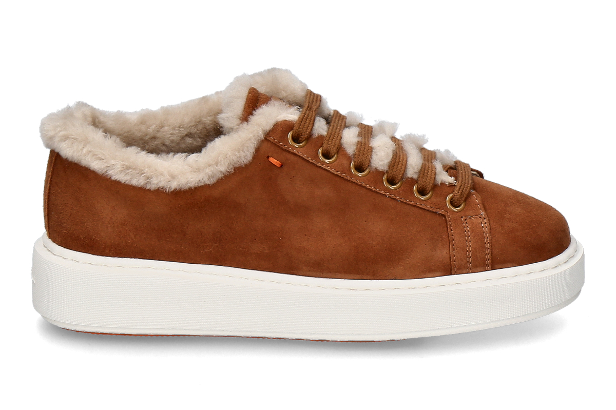 Santoni women's- sneaker lined CLEANMOUNT- light brown