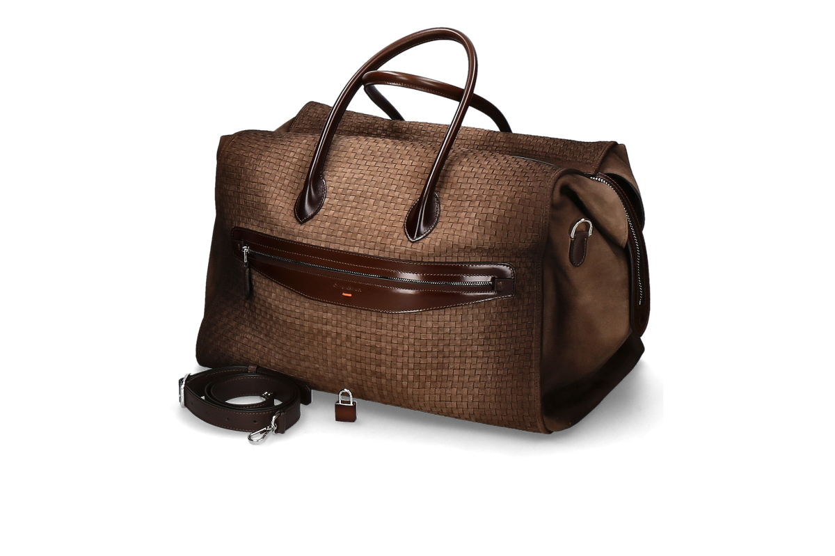 Santoni Men's- Weekender dark brown