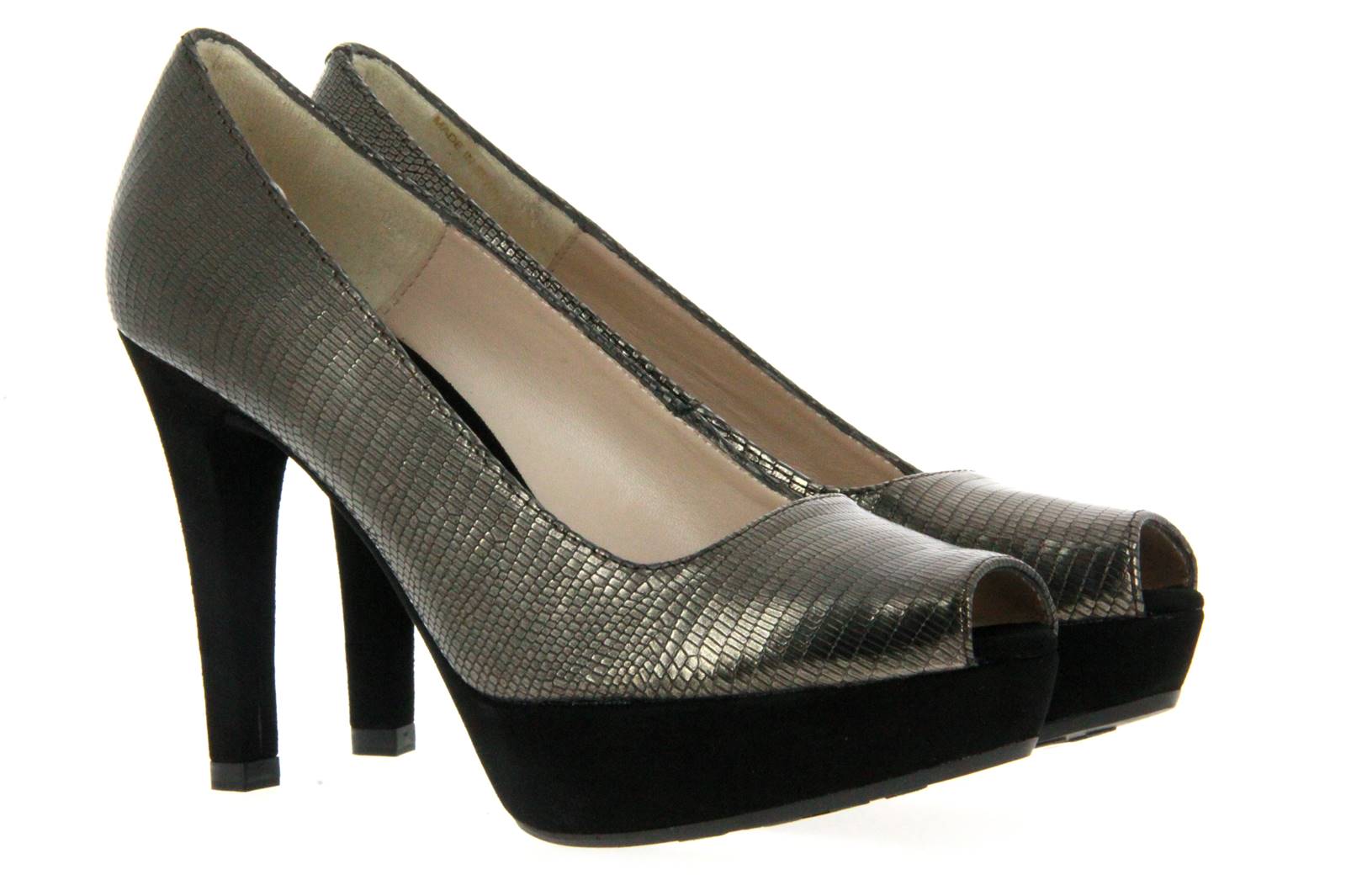 Unisa peeptoe TYCE TIN BLACK