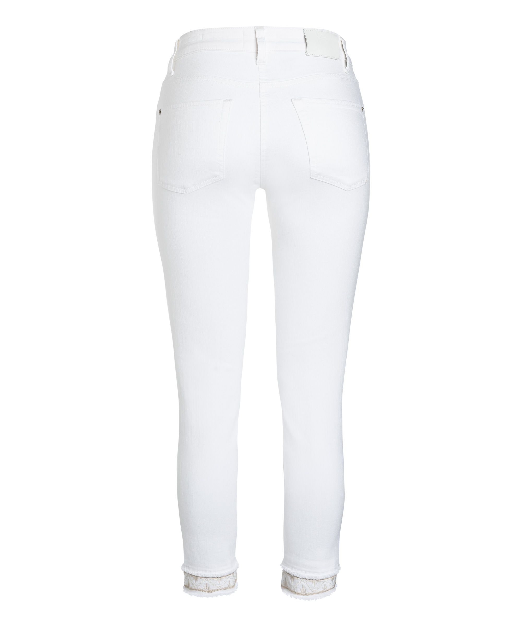 Cambio jeans Tess straight short PURE WHITE