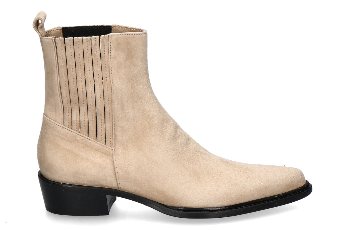 Pomme d'Or ankle boots KATE CAMOSCIO- desert beige