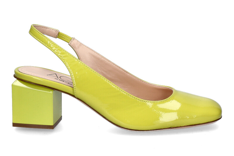 Attilio Giusti Leombruni sling pumps ANGIE lime