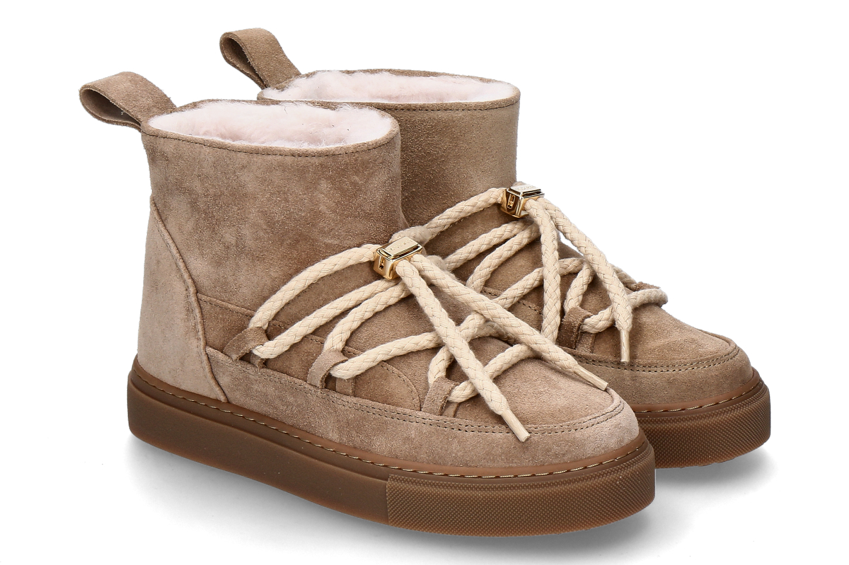 Inuikii women's- bootie lined CLASSIC LOW- beige