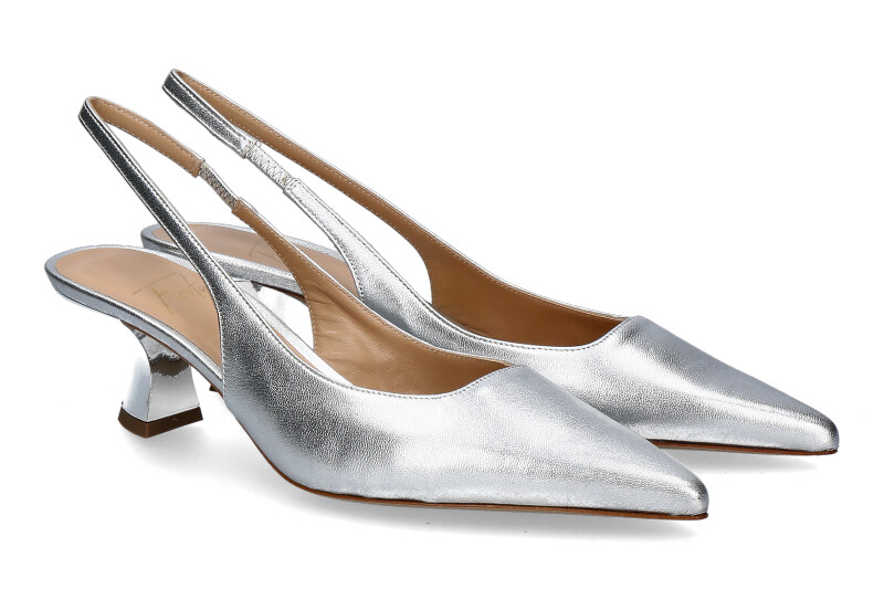 Roberto Festa sling pumps ARABEL LUXOR SILVER