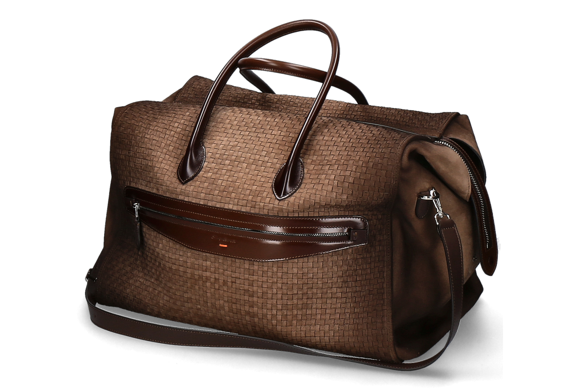 Santoni Men's- Weekender dark brown