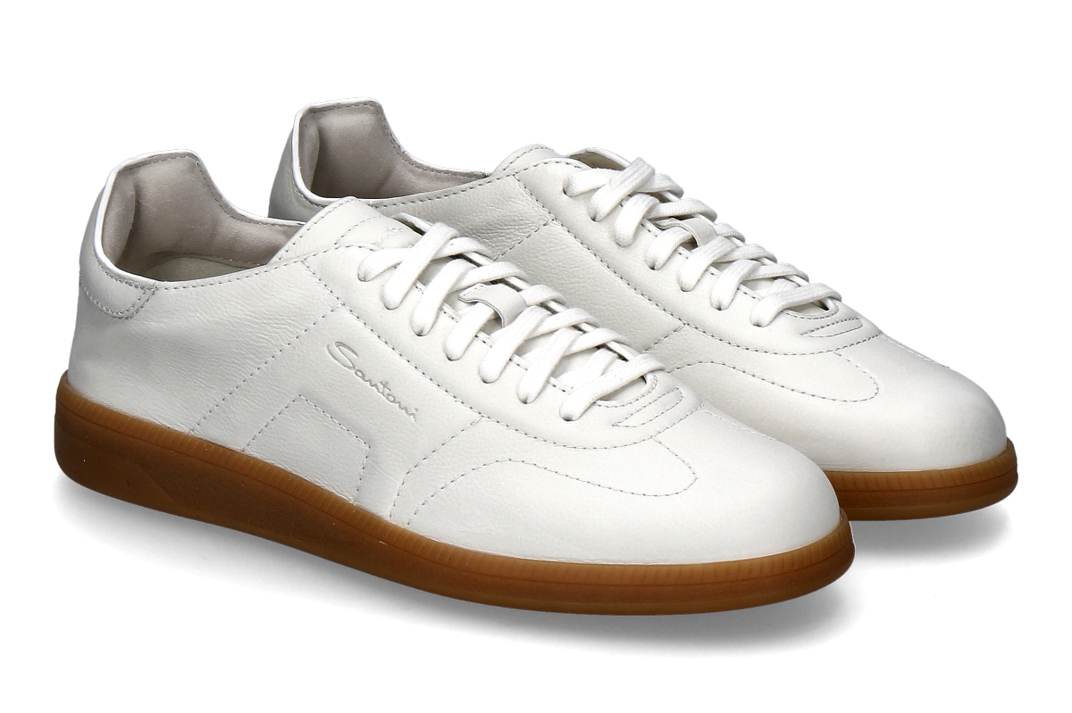 Santoni Men's- Sneaker OLY CUBE-  white