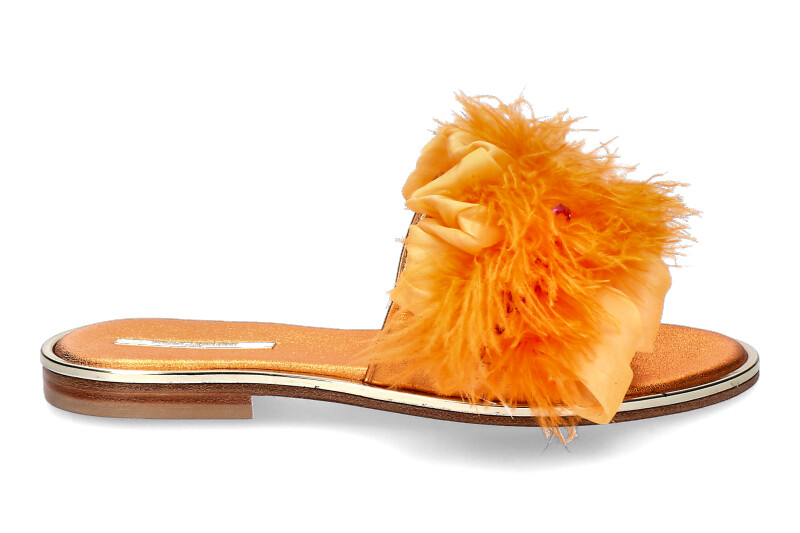 Paola Fiorenza mules FASCIA ARANCIO