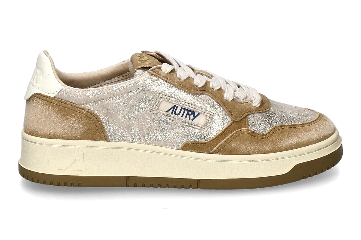 Autry women's- sneaker MEDALIST LOW YB01- beige/ platinum