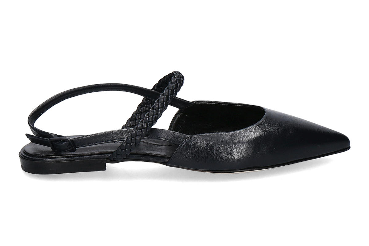 Pomme d'Or slingback ballerina INGRID GLOVE- dark blue/ navy