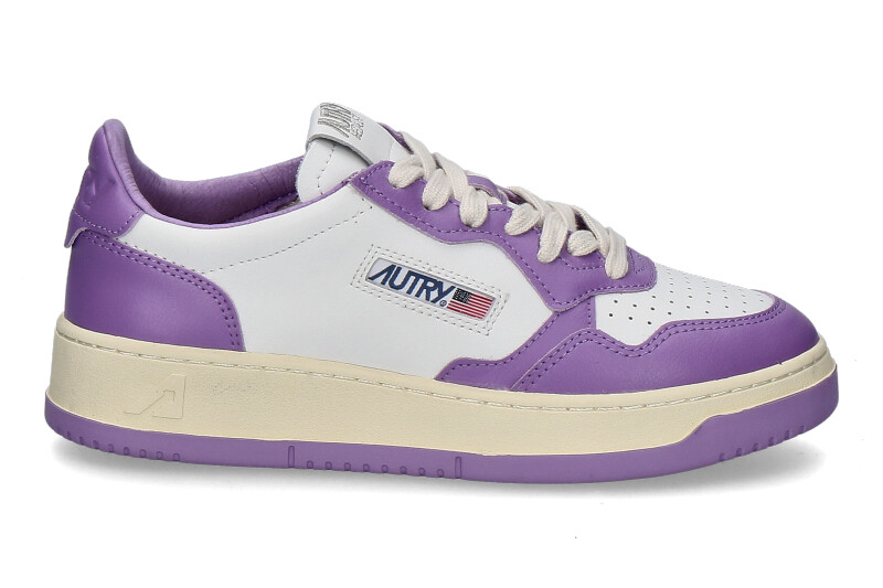 Autry women's sneaker MEDALIST LEATHER WB43- white/lilac