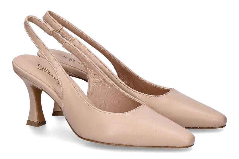 Bianca Di sling pumps NAPPA NUDE CUOIO