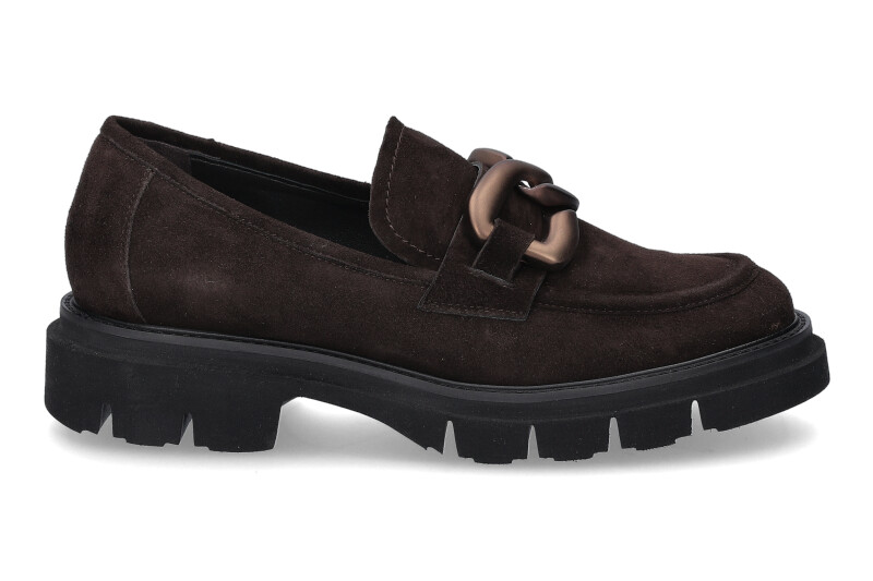 Luca Grossi loafer CAMOSCIO DARK BROWN