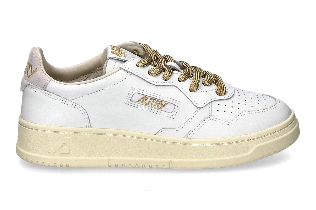 Autry women's- sneaker MEDALIST LOW SW01- white/ gold