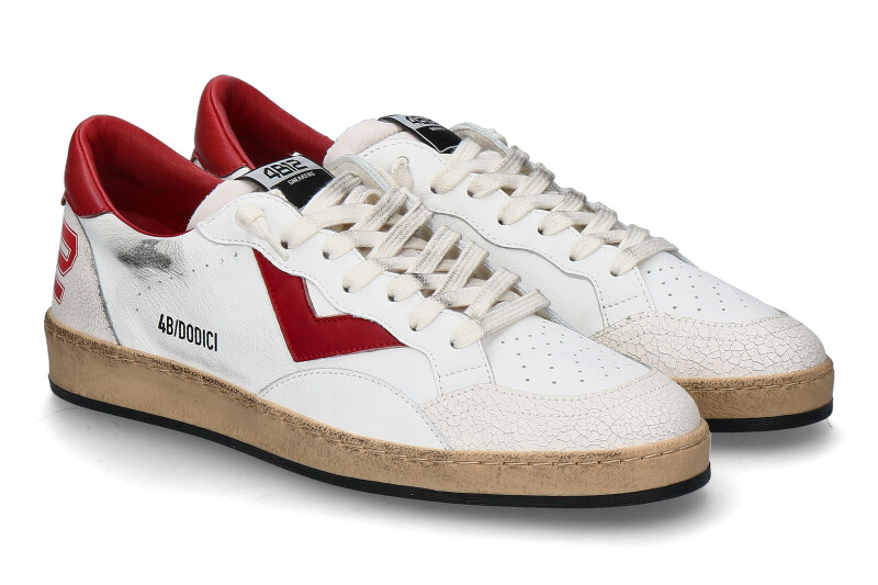 4B12 men's sneaker PLAY NEW U118- red/white