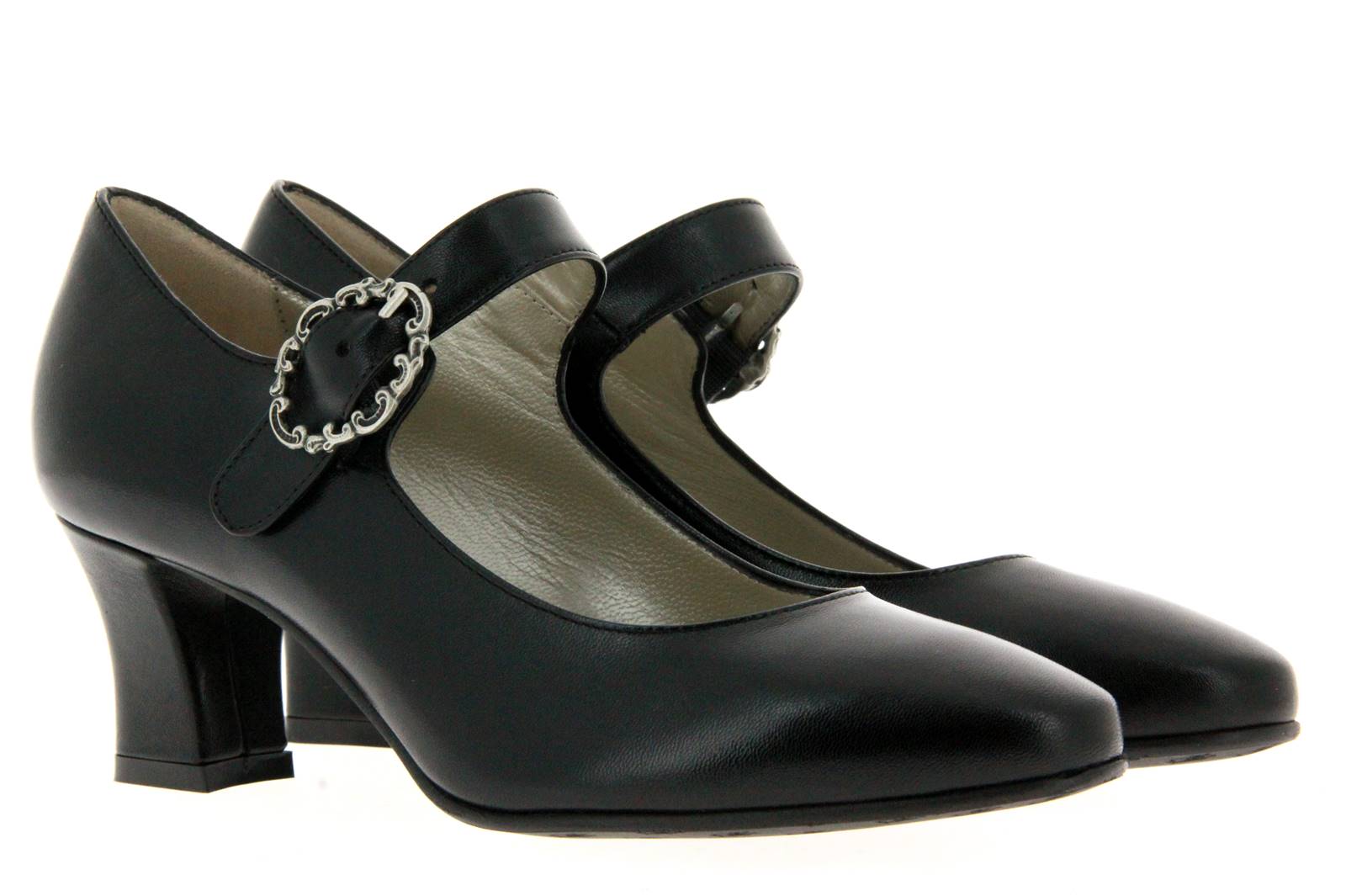 dirndl + bua Spangenpumps ZIEGENNAPPA SCHWARZ (37½) dirndl + bua Spangenpumps ZIEGENNAPPA SCHWARZ (37½)