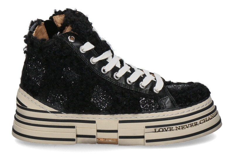 Rebecca White mid-cut sneaker MONTONE- black/schwarz